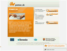 Tablet Screenshot of pomoc.sk